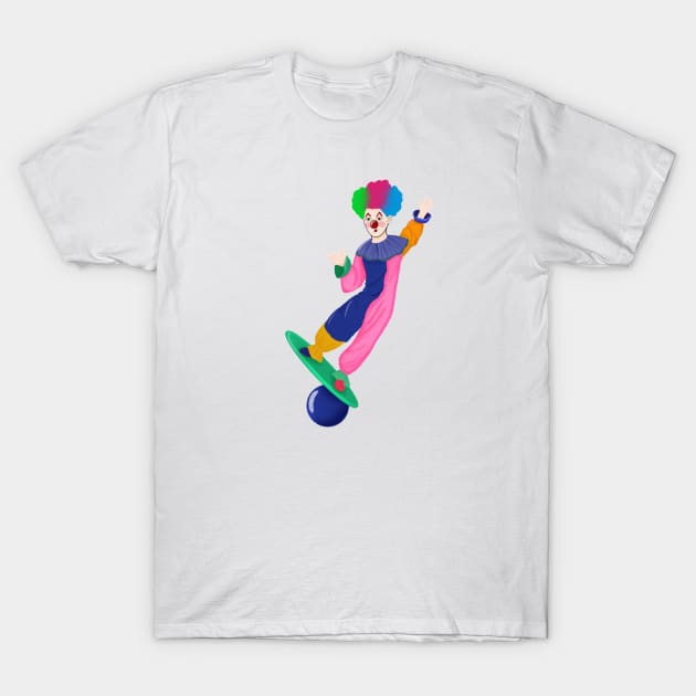 Sad clown T-Shirt by Keen_On_Colors